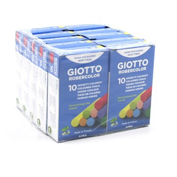 Gesso Giotto Colorato Pz.10 Robercolor