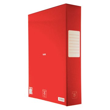 Portaprogetti Lux Dorso 7 Rosso Con Elastico 34x24cm