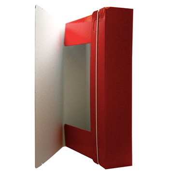 Portaprogetti Lux Dorso 7 Rosso Con Elastico 34x24cm