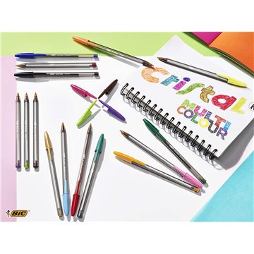 Bic Cristal Multicolor Punta 1,6mm Pz.15 972065