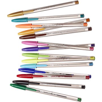 Bic Cristal Multicolor Punta 1,6mm Pz.15 972065