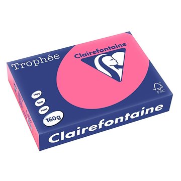 Carta Trophee A4 Gr.160 Fuxia