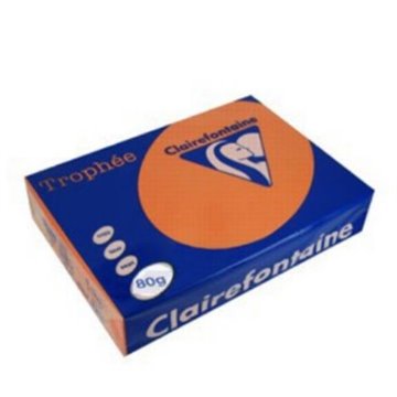 Carta Trophee A4 Gr.80 Arancio Vivo 500 Fogli