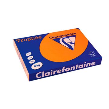 Carta Trophee A3 Gr.80 Arancio 500 Fogli