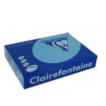 Carta Trophee A4 Gr.80 Blu Reale 500fogli