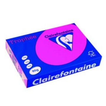 Carta Trophee A4 Gr.80 Pink Fluo