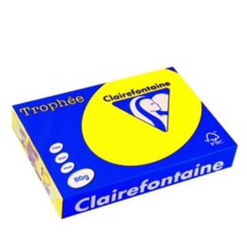 Carta Trophee A4 Gr.80 Giallo Fluo