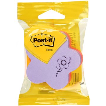 Post-it Blocchetto A Forma Di Fiore 27063 70x70mm Multicolore