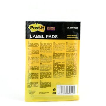 Post-it Label Pads 2900-pgeu 47,6x73