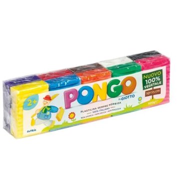 Plastilina Pongo 10 Colori 500g 605000