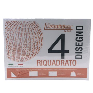 Blocco Precision 4 Riquadrato 24x33 Ff.20