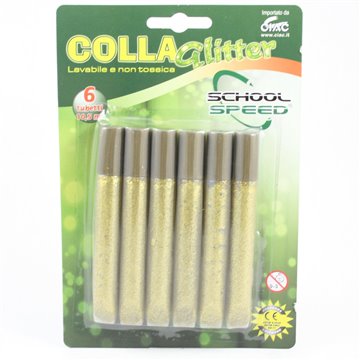 Colla Glitter Ciac Pz.6 Oro Ml 10