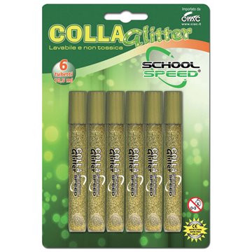 Colla Glitter Ciac Pz.6 Oro Ml 10,5