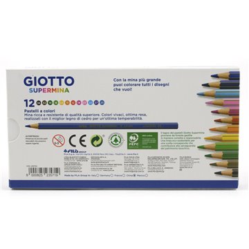 Pastelli Giotto Supermina 12 235700