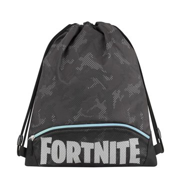 Zaino Coulisse Fortnite Nero Camo - 36x42 Cm