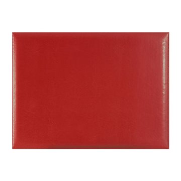 Sottomano A Singolo Specchio In Ecopelle Cm. 50x35 Rosso