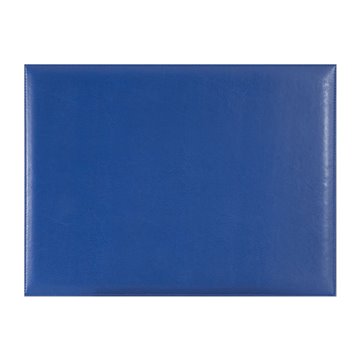 Sottomano A Singolo Specchio In Ecopelle Cm. 50x35 Blu