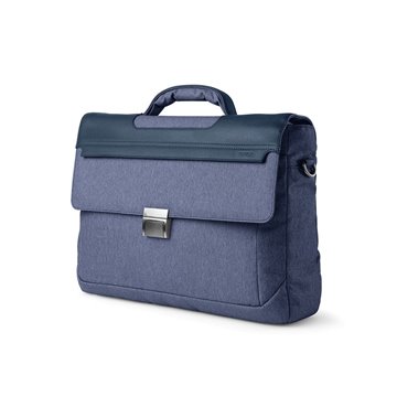 Borsa Monovano In Tela Ed Ecopelle Blu 9211st32