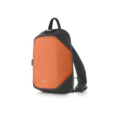 Zaino Tekniko Slim Arancio Con Chiusura Combinazione 9237tk23