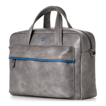 Borsa A Due Manici Blue-gate In Ecopelle Grigio 9236gab22