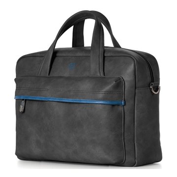 Borsa A Due Manici Blue-gate In Ecopelle Nero 9236gab34