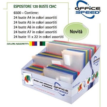 Espositore 120 Buste Con Bottone Ciac Assortite