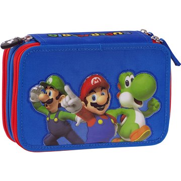 Astuccio Corredo 3 Zip Supermario Con Penna Frixion 67533 2022/2023