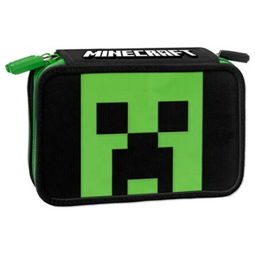 Astuccio Corredo Minecraft 2022/2023 3 Zip Con Pixels Minecraft C/penna Frixion