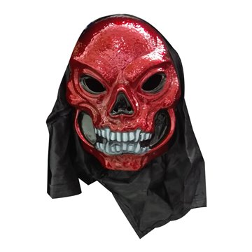 Maschera Cc/cappuccio Rosso 108295