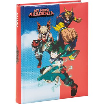 Diario 12 Mesi Standard Rosso My Hero Academia 2023-2024