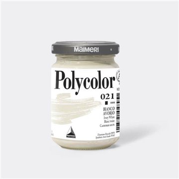 Vasetto Polycolor Maimeri 140ml Bianco Avorio M1220021