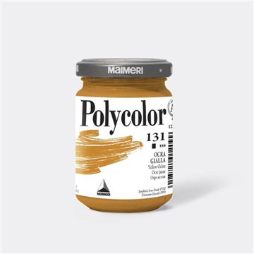 Vasetto Polycolor Maimeri 140ml Ocra Gialla M1220131