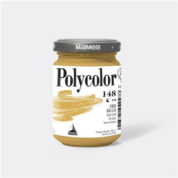 Vasetto Polycolor Maimeri 140ml Oro Ricco M1220148