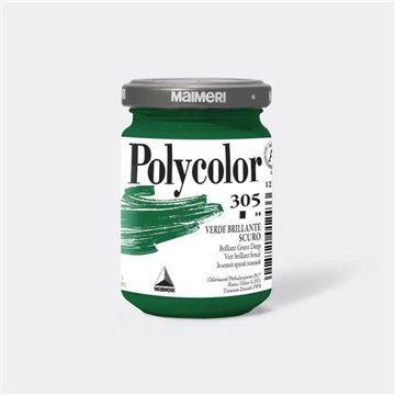 Vasetto Polycolor Maimeri 140ml Verde Bril Scur M1220305