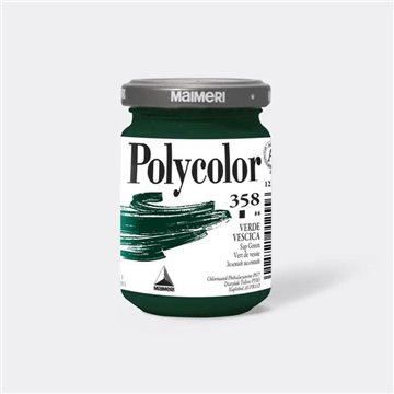 Vasetto Polycolor Maimeri 140ml Verde Vescica M1220358