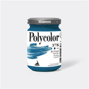 Vasetto Polycolor Maimeri 140ml Blu Ftalo M1220378