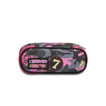 Bustina Round Plus Seven Camoulove Girl Portapenne