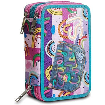 Astuccio 3 Zip Sj Gang Colorbow Girl