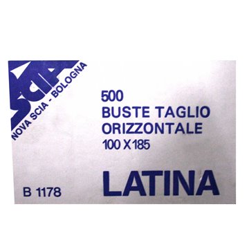 Buste 10x18 Pz.500 Gr.100 Latina