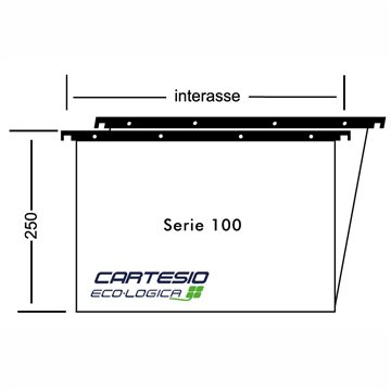 Cartelle Sospese Cartesio 100/395 Cm33 Per Cassetto