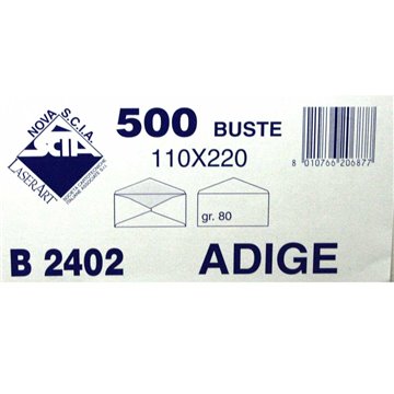 Buste 11x23 Pz.500 Adige Sf Gr.80