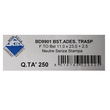 Buste Adesive Trasparenti Soppacchi Per Spedizioni 11x23.2.5 250pz