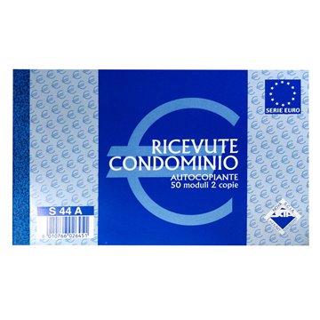 Ricevute Condominio Autocopiante 50 Moduli 2 Copie S-44a