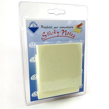 Blister 2 Sticky Notes 75x75 Memo Gialli Adesivi