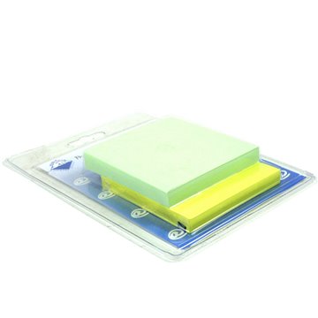 Blister 2 Sticky Notes Giallo/verde 75x75