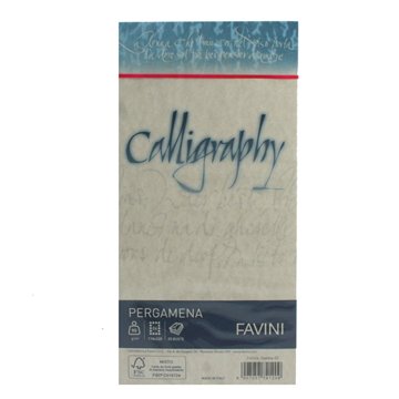 Buste Calligraphy Pergamena 11x22 Pz.25 Gr.90 Sabbia 02