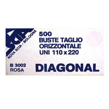 Buste Diagonal Sf Rosa 11x22 Pz.500