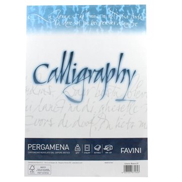 Fogli Calligraphy A4 50ff Gr.190 Bianco 01 A690084