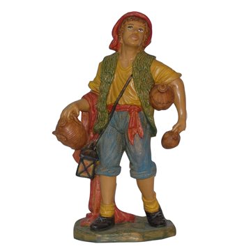 Figura Pastore Con Anfore Cm.30 Presepe Natale Nl-tl