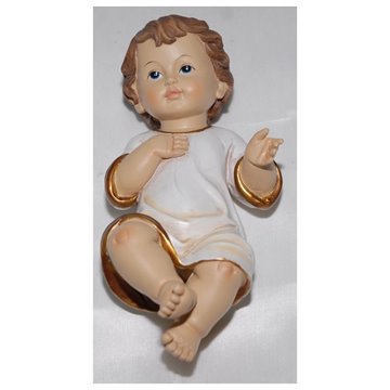 Gesu' Bambino In Resina 10cm. Xb10r Natale